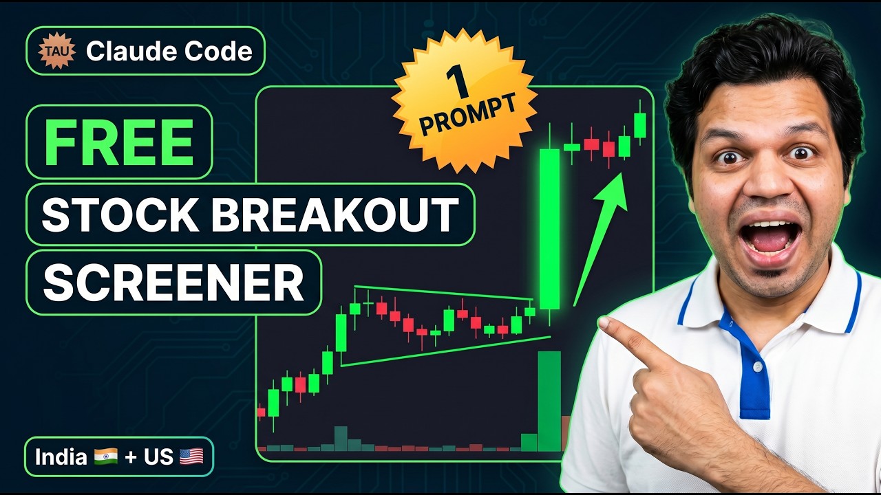 Claude Code Built a FREE Breakout Stock Screener (2 of My Rules Were Wrong) | FREE PROMPT SHARED