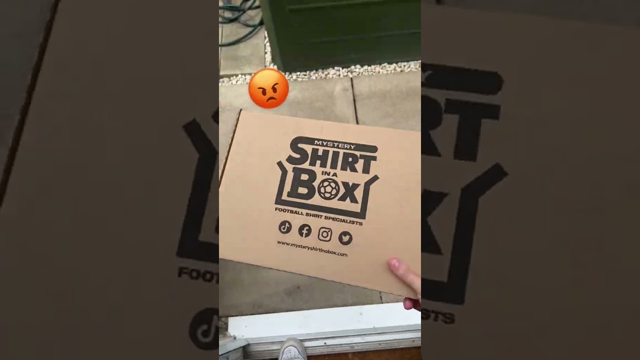 Not happy with my mystery football shirt! #mysterybox #footballshirts #mysteryfootballshirt