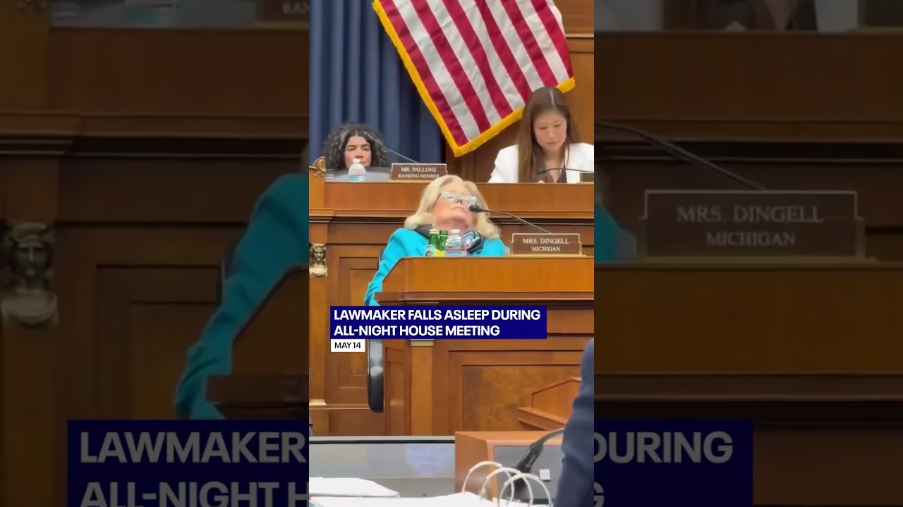 Lawmaker falls asleep during over 20 hour all-night meeting