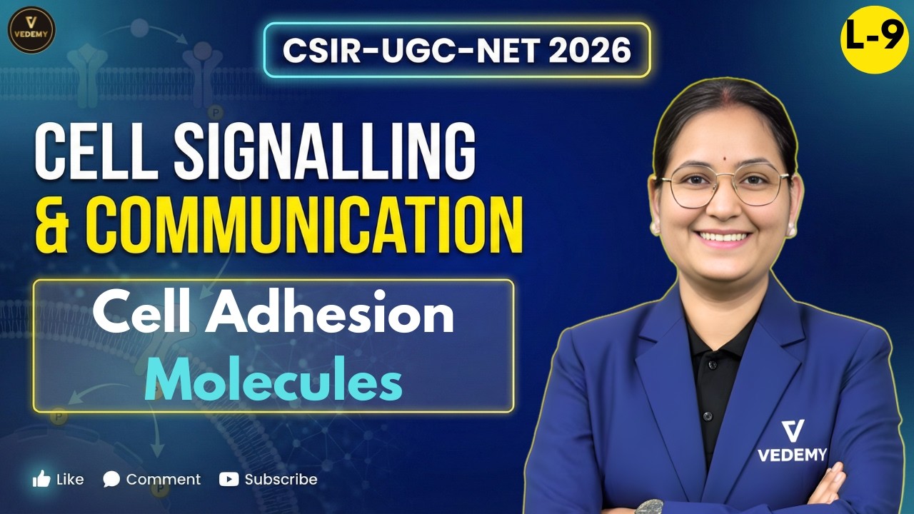 CSIR-UGC-NET 2026 | Cell Signalling & Communication | L9 Cell Adhesion Molecules | Dr. Ravina Rai |