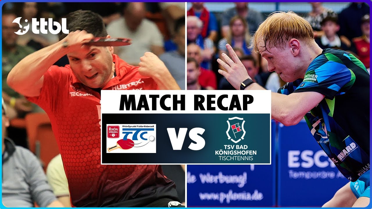 FULDA vs. BAD KÖNIGSHOFEN (Tischtennis Bundesliga Recap) | Matchday 3 | 2025/2026