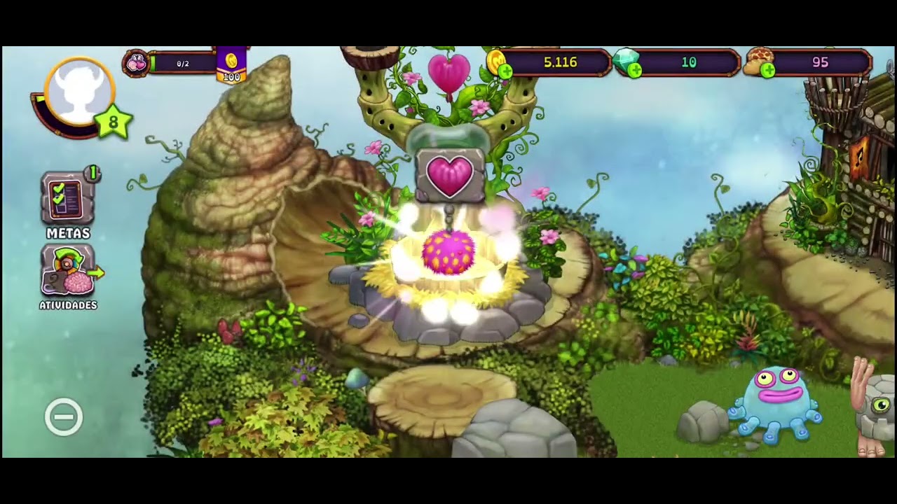 Jogando my singing monsters pela primeira vez
