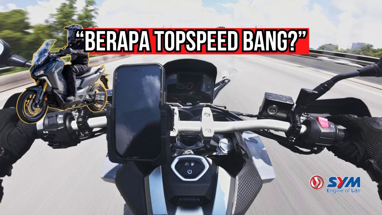 TOPSPEED SYM ADXTG400 | SKUTER RANTAI MEMANG PADU !