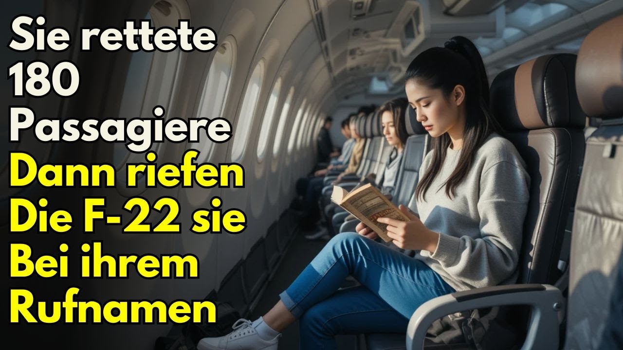 Sie rettete 180 Passagiere – dann riefen die F-22 sie bei ihrem Rufnamen...