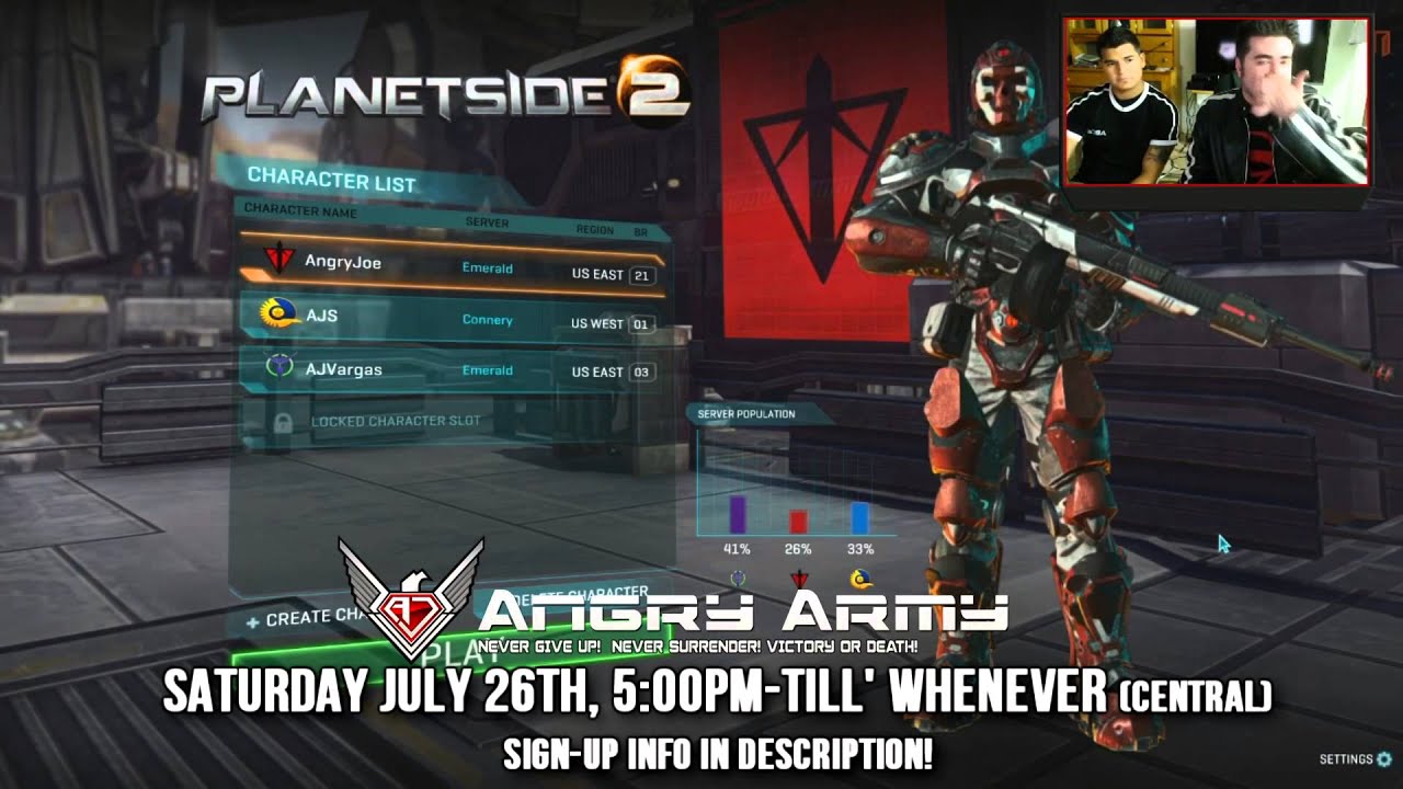 AJS July Update! & Planetside 2 AJSA Event
