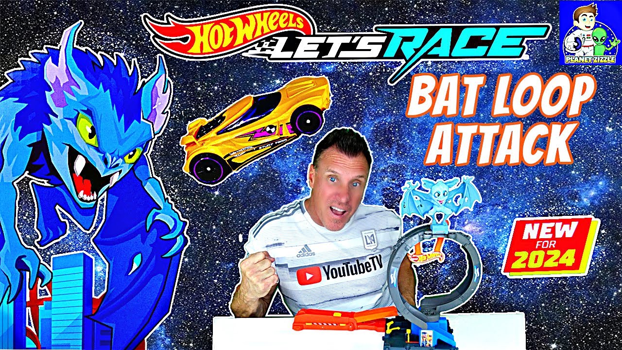 Hot Wheels Netflix Let's Race Bat Loop Attack