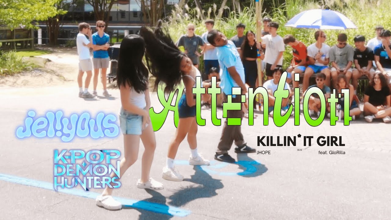 K-POP in School: Attention, Golden, Jellyous and Killin' It Girl @ NCSSM Club Fair 2025