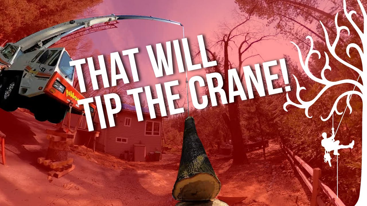 Using Crane for Tree work pt. 2 | Manipulating HUGE logs using this technique