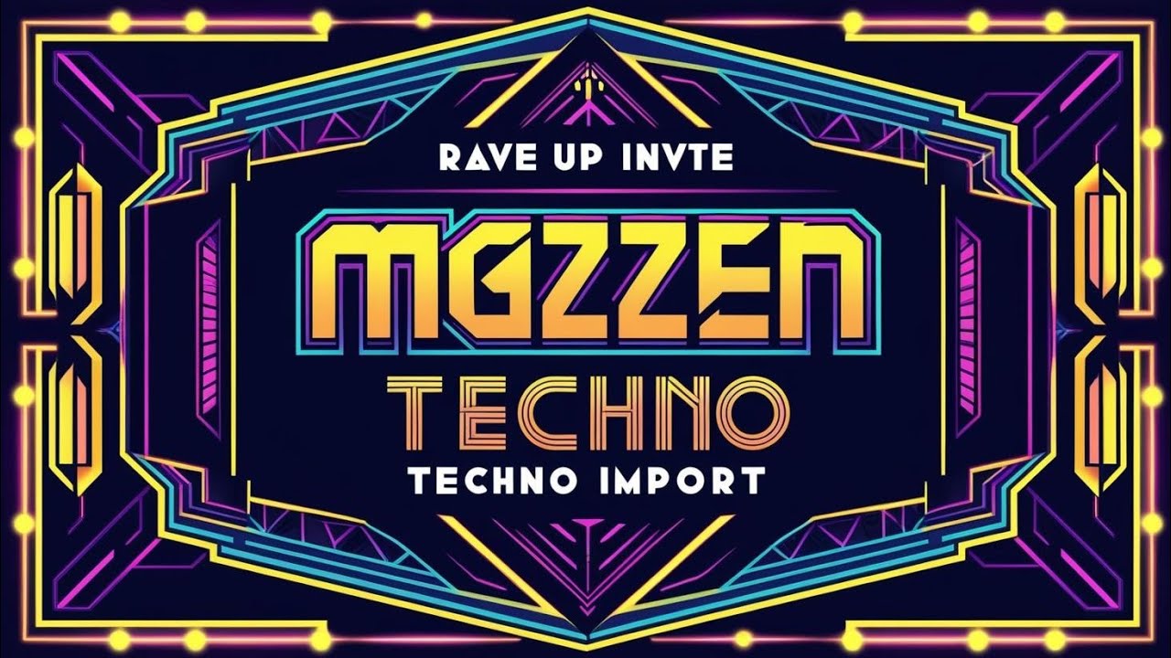 Rave up invite MAZZEN (techno import Paris) - ( hard-tek) PLAYLIST MIX RADIO FG 1990's [1993-2003]