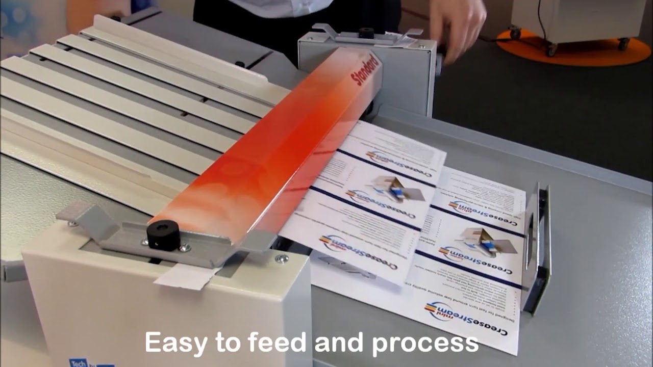 CreaseStream Mini Standard Card Creaser Creasing Machine for Digital Printing Supplied by CLC UK