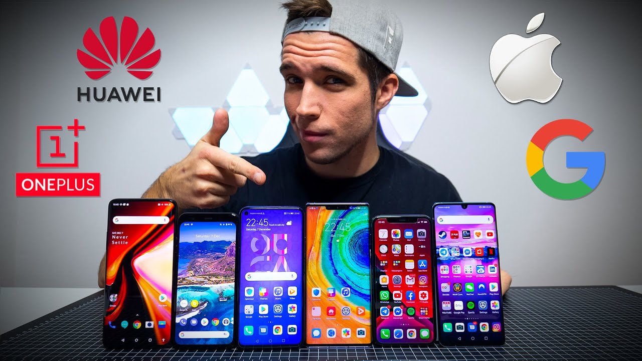 iPhone 11 Pro vs Huawei Mate 30 Pro vs P30 Pro vs Google Pixel 4 - Battery Charging Comparison!