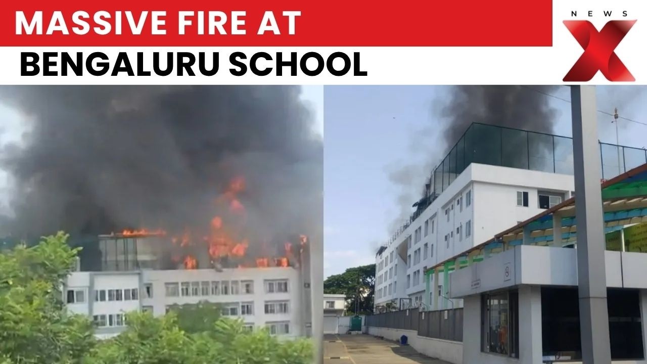 Massive Fire Breaks Out At Bengaluru School With No Students Present | NewsX