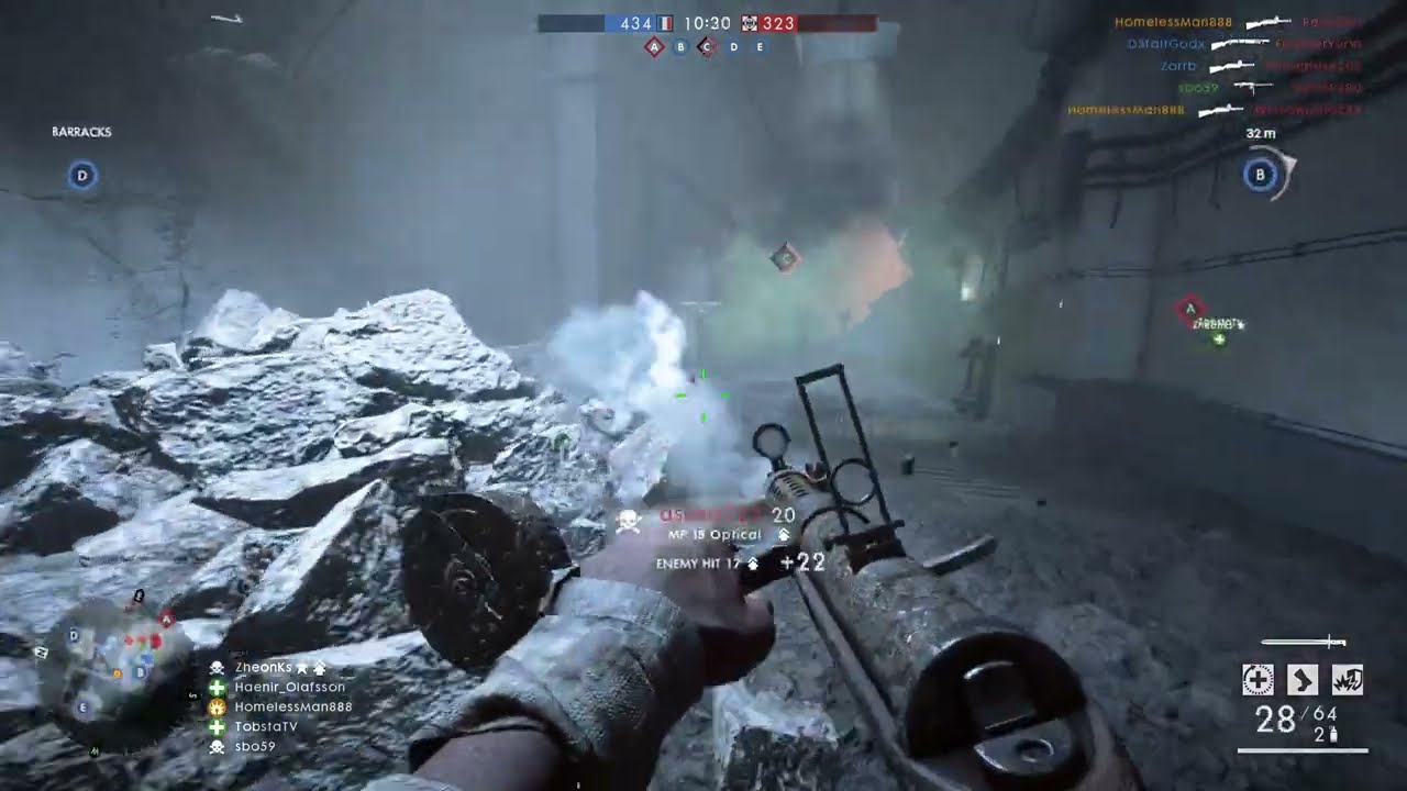 Battlefield 1 - MP 18 Optical 10,000 kills