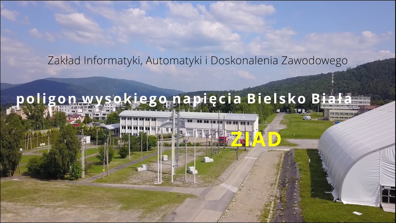 poligon z drona -poligon wysokiego napięcia Bielsko Biała(ZIAD)