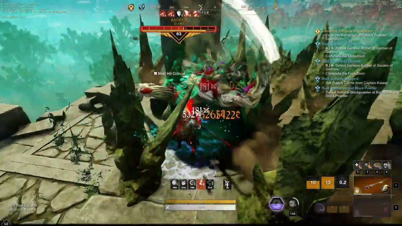 New World Baines Solo Greatsword/Spear 2m20s