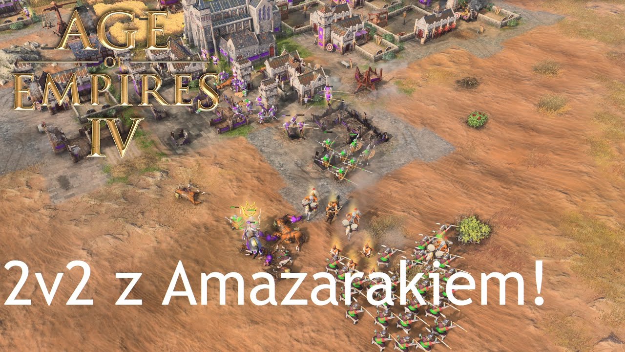 Age of Empires IV rankedy drużynowe - 2v2 z Amazarakiem!