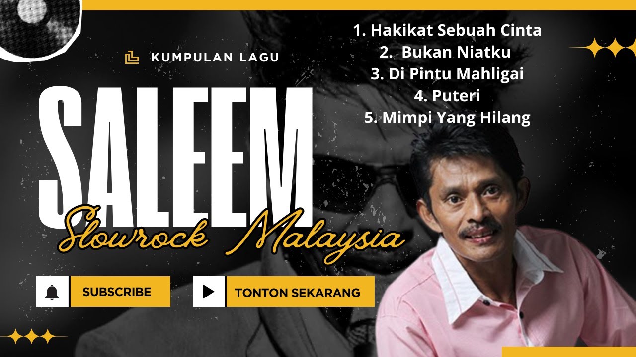Kumpulan Lagu Terbaik Saleem (IKLIM) 2 | Slow Rock Malaysia Nostalgia Terbaik Sepanjang Masa