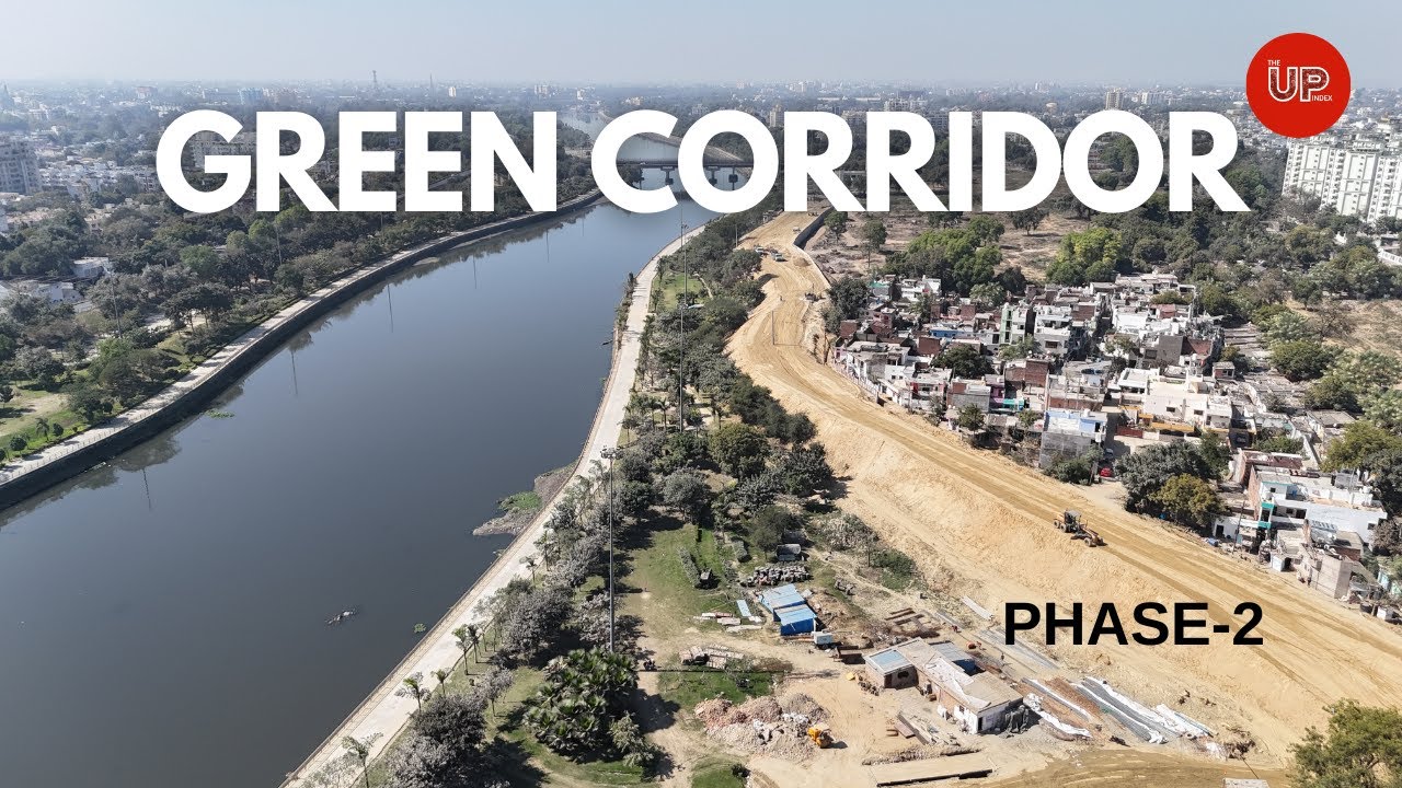 Naya Lucknow | Green Corridor Phase 2 | Harding Bridge to Samta Mulak Chowk Update #theupindex