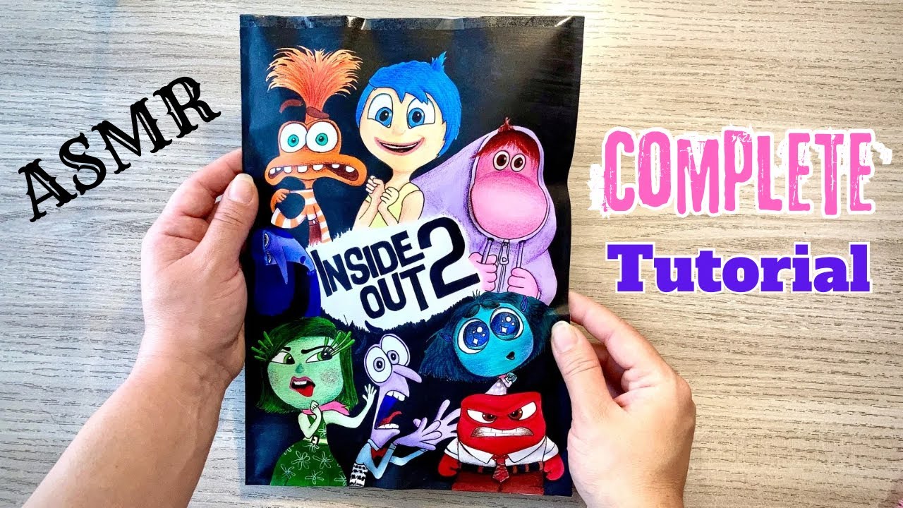 🌈ASMR🌈How to make an Inside out 2 blind bag | UNBOXING and tutorial #asmr #insideout2 #diycrafts