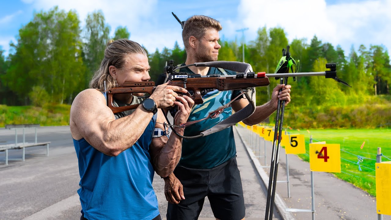 Kokeilin ampumahiihtoa mestarin opeissa | ft. Jaakko Ranta