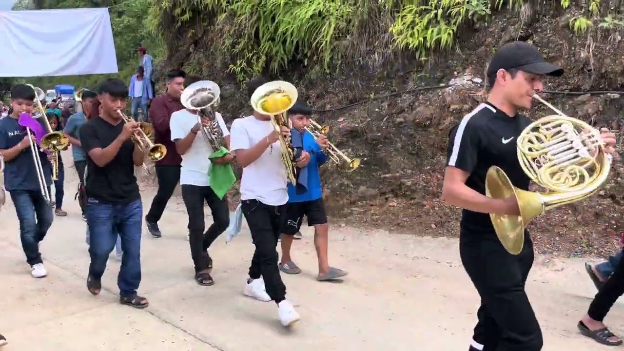 🎺 Recibimiento de la Banda Filarmónica de Santo Domingo Roayaga🎶 📍 Santa María Lovani🌿