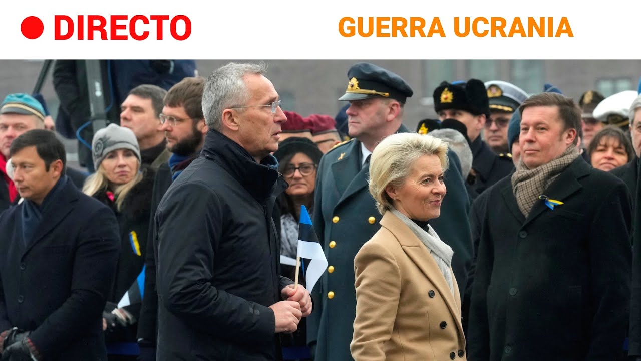 GUERRA UCRANIA: STOLTENBERG, VON DER LEYEN y KALLAS comparecen en ESTONIA | RTVE