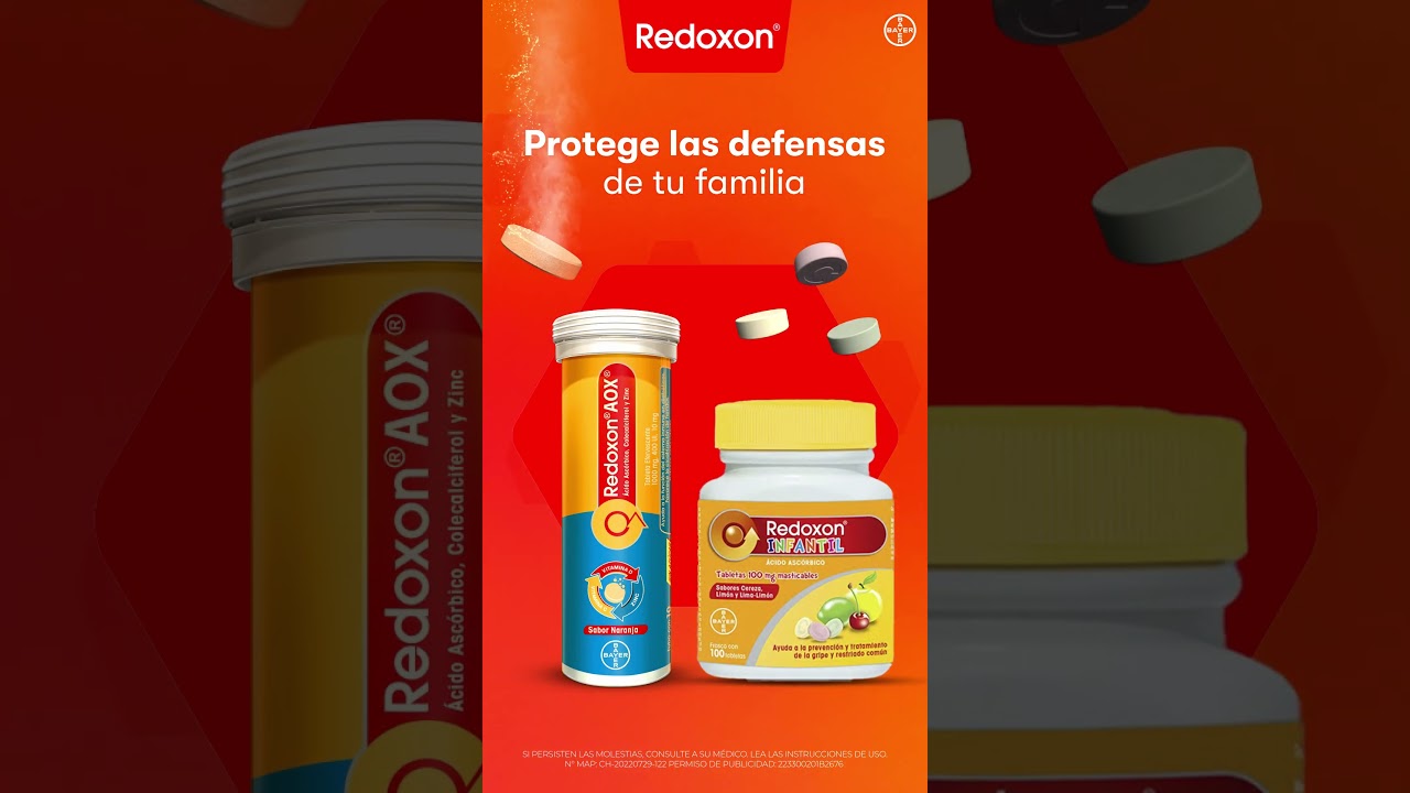 Cuida a tu familia esta temporada con Redoxon&reg;, la protecci&oacute;n diaria que necesitan.