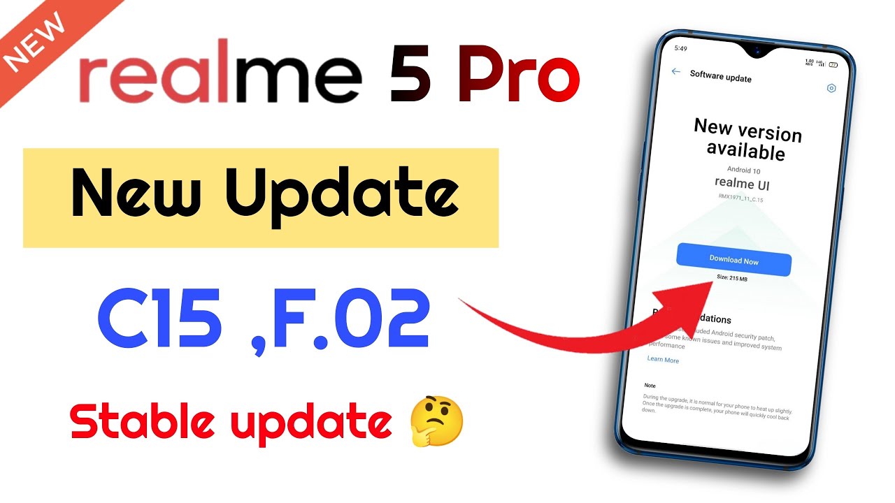 Realme 5 Pro New update rolling out. Realme 5 pro C15 update. Realme 5 pro android 11 stable update