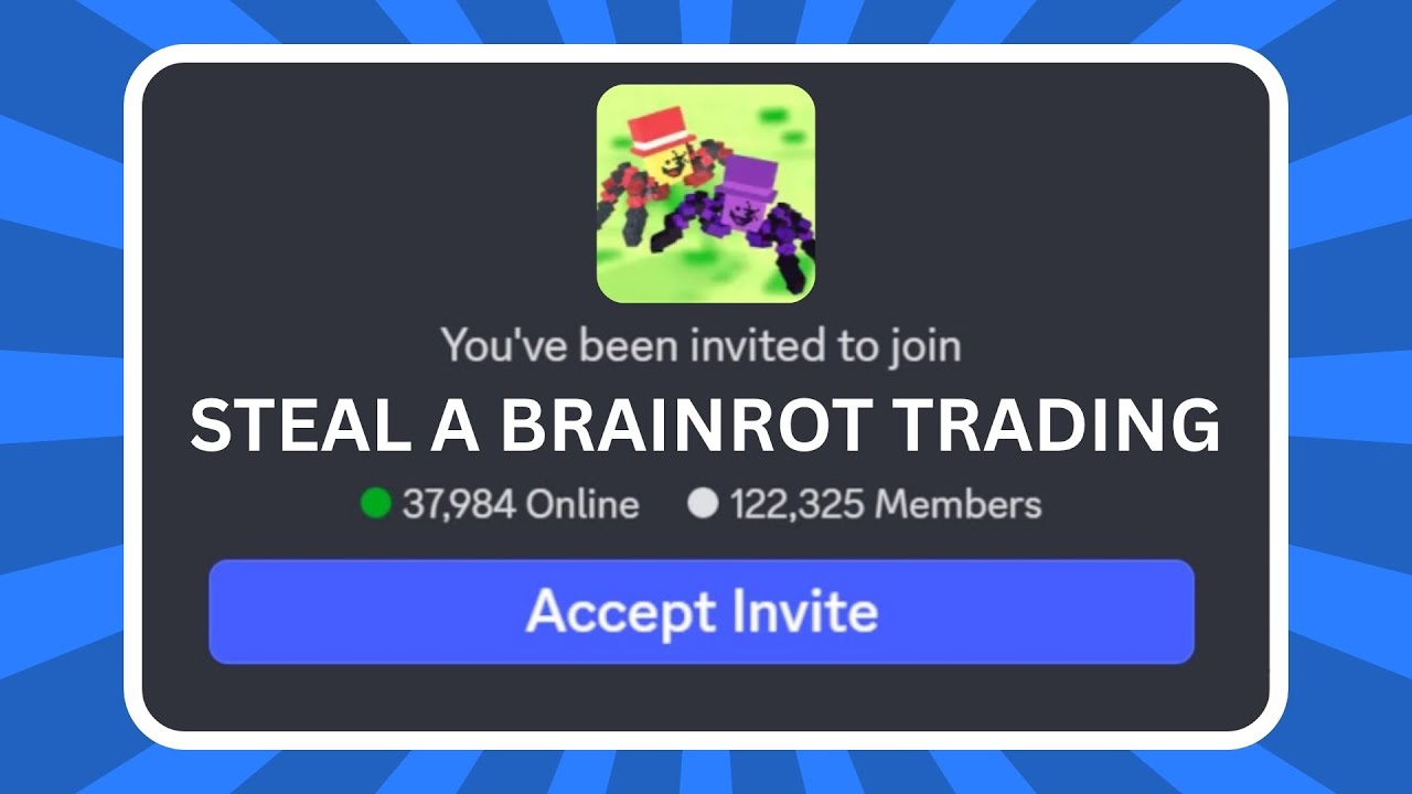 How to Join STEAL A BRAINROT TRADING Discord Server