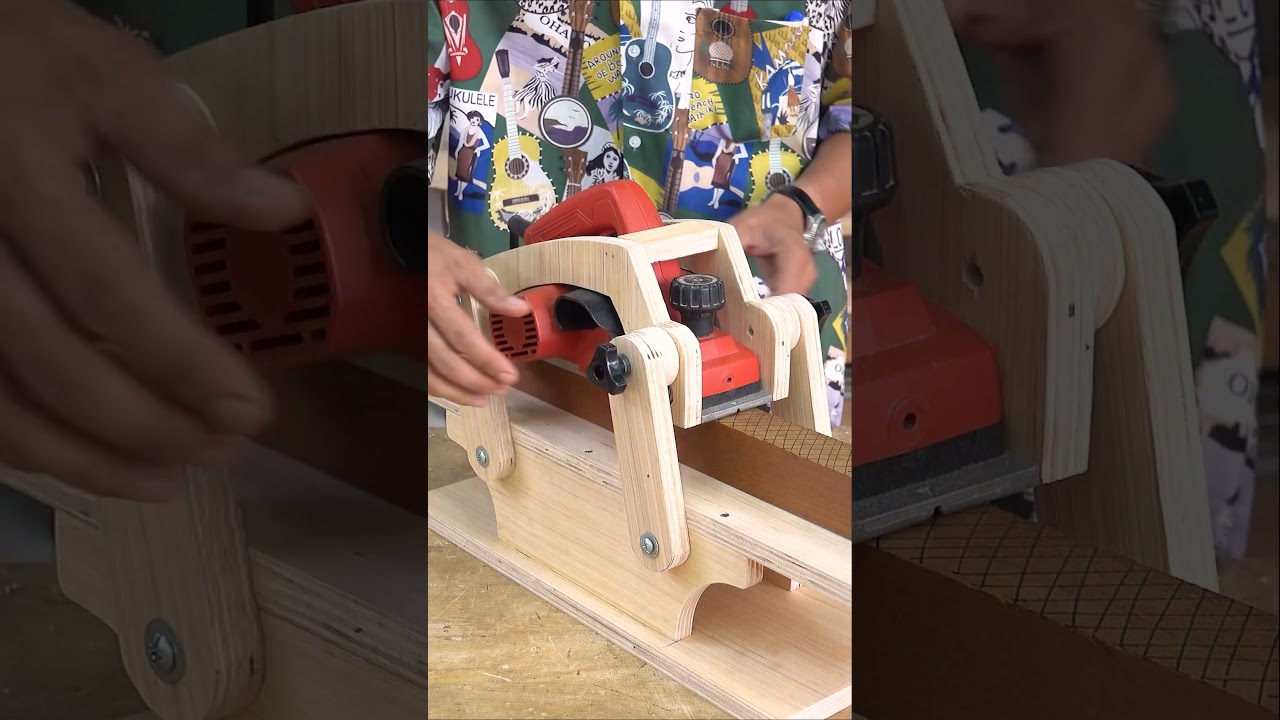 Impressive DIY Handmade Planer ( part 2 ) #shorts #woodworking #trending