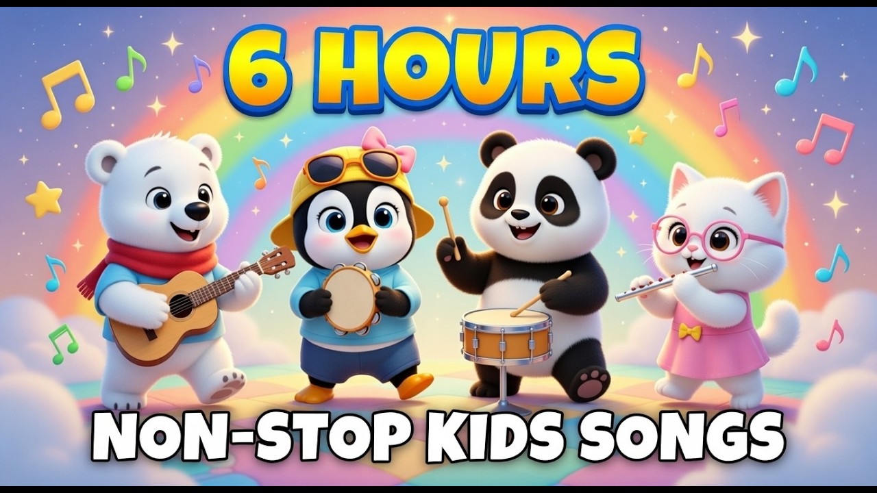 6 Hours Kids Songs & Nursery Rhymes  Non-Stop Fun for Toddlers (모음집) #nurseryrhymes  #toddlersongs