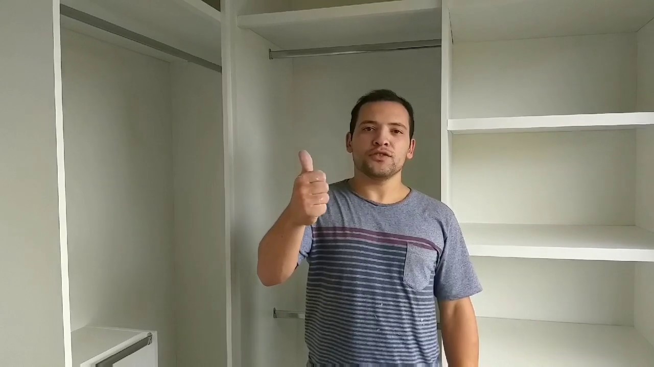 CLOSET  SOB MEDIDA, processo de montagem no dispositivo  VB