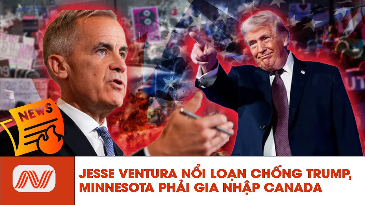 🔴Jesse Ventura nổi loạn chống Trump, Minnesota phải gia nhập Canada Của TT Carney| Người Việt Today