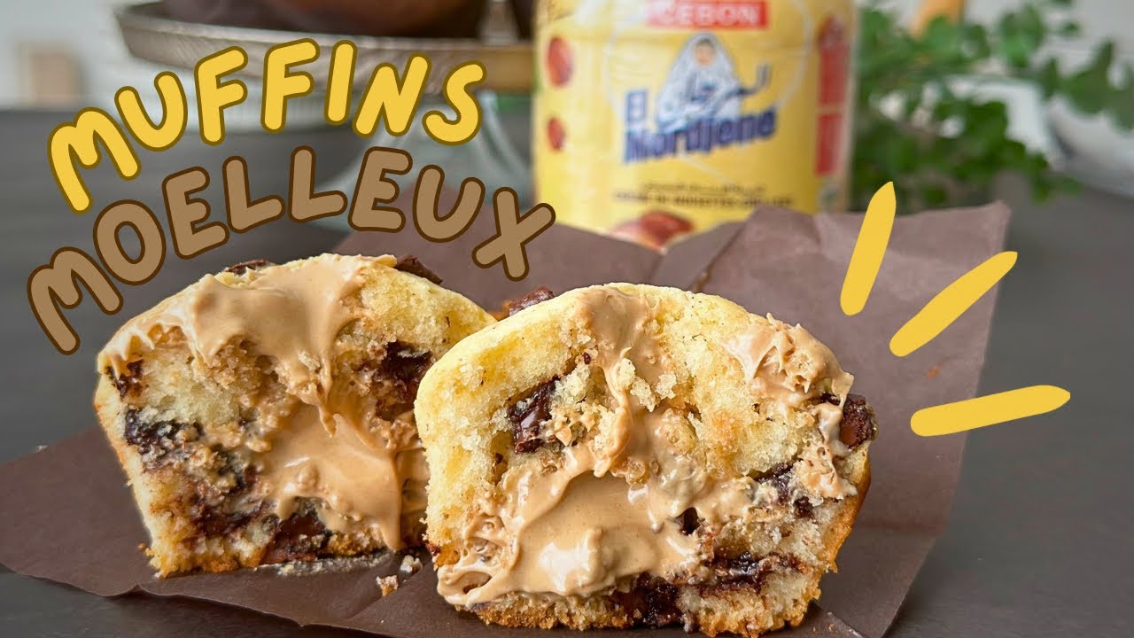 Muffins Moelleux au lait fermenté-Chocolat/Noisette El Mordjene