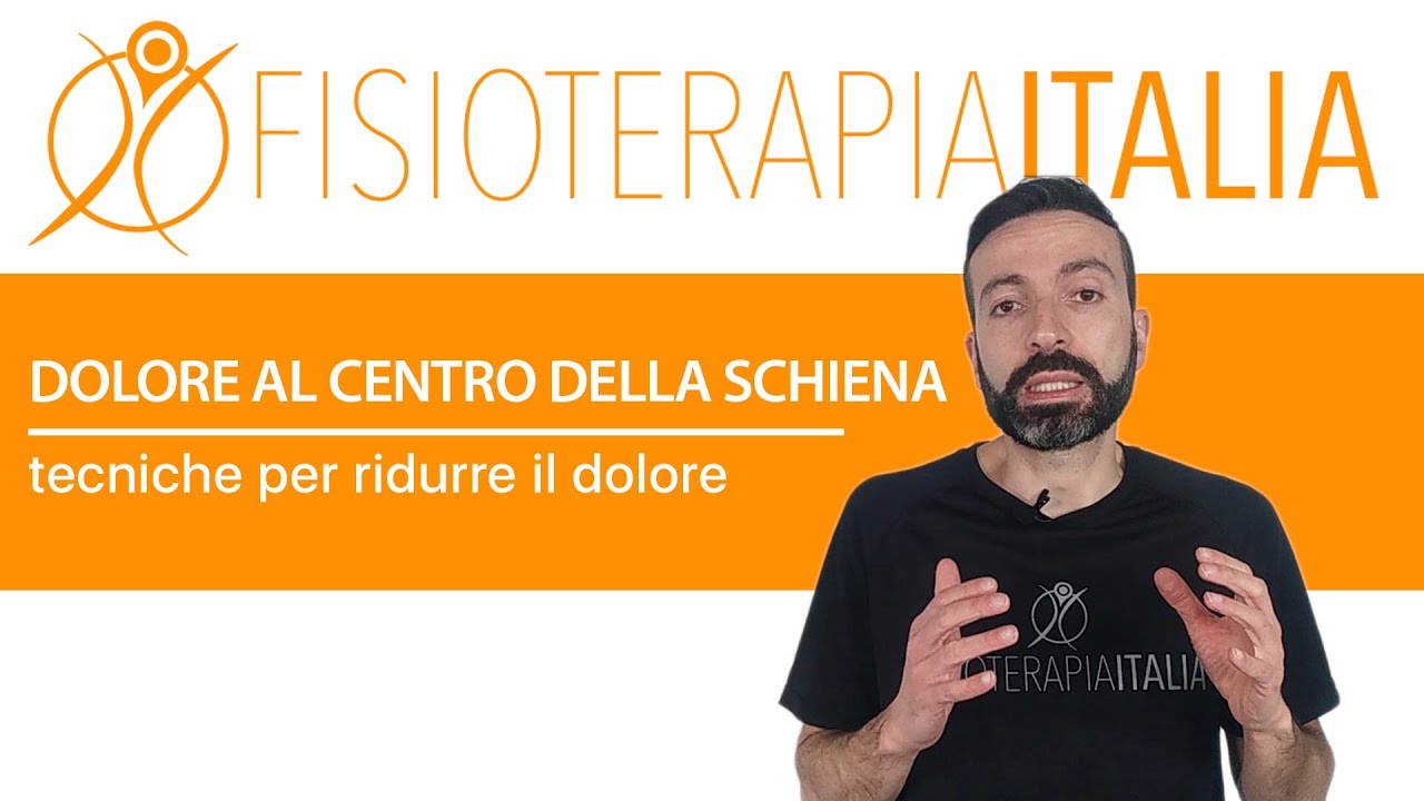 Dolore al centro della schiena, gli esercizi per il tratto dorsale.