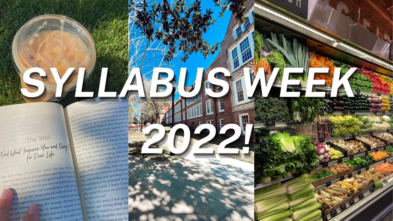 FIRST DAY OF IN PERSON CLASSES 2O22! (syllabus week, get organized with me)