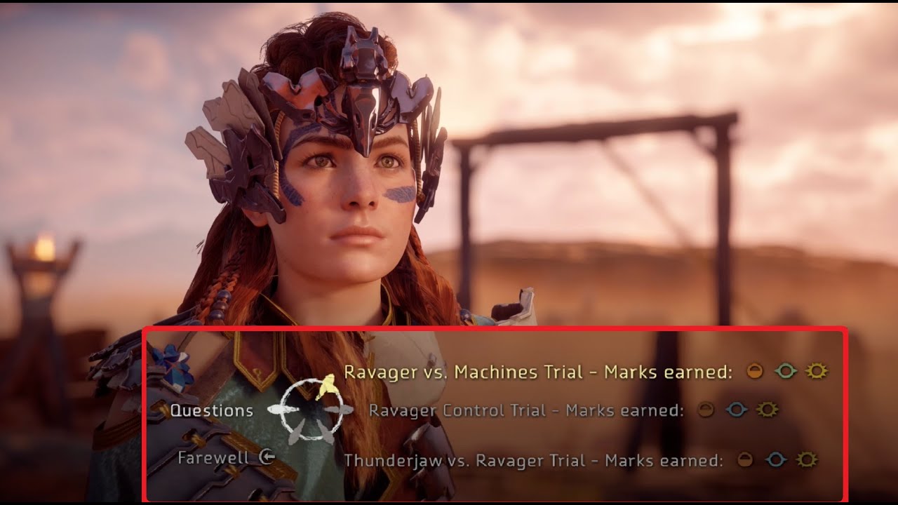 Sun Furrows Hunting Trials / Ultra Hard Difficulty / Gold - Horizon Zero Dawn