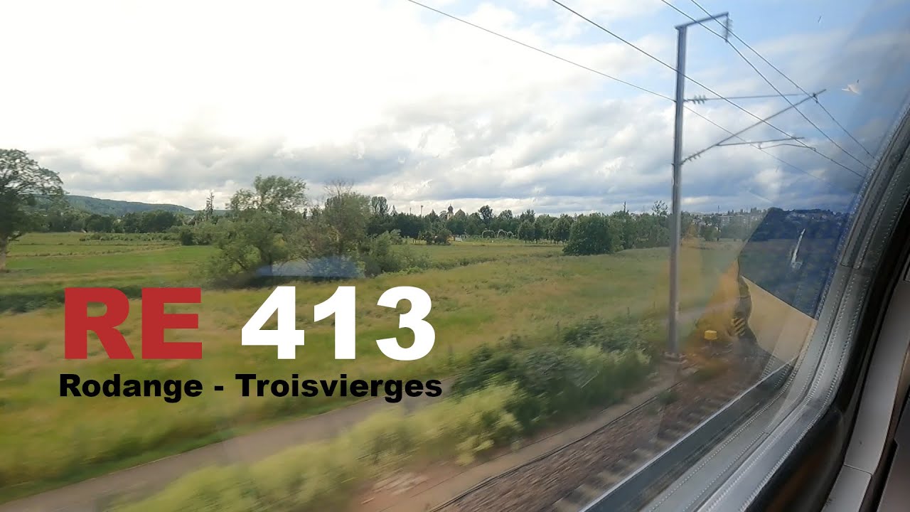 Quer durch Luxemburg: RE 413 Mitfahrt Rodange - Troisvierges