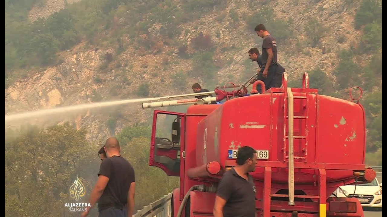 Požari u CG: Najkritičnije u mjestima Čanj i Buljarica