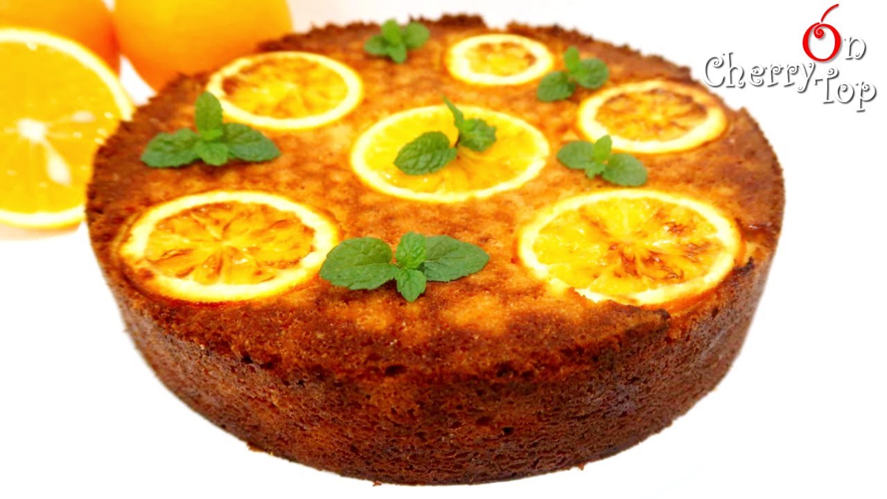 Orange Cake | How To Make Orange Almond Cake | Orange Almond Cake Recipe
