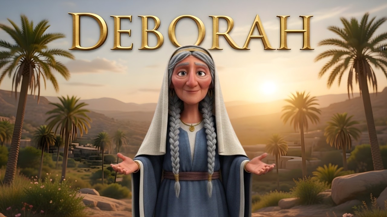 La seule a avoir sauvé Israël sans armes : Deborah | Histoire biblique animée