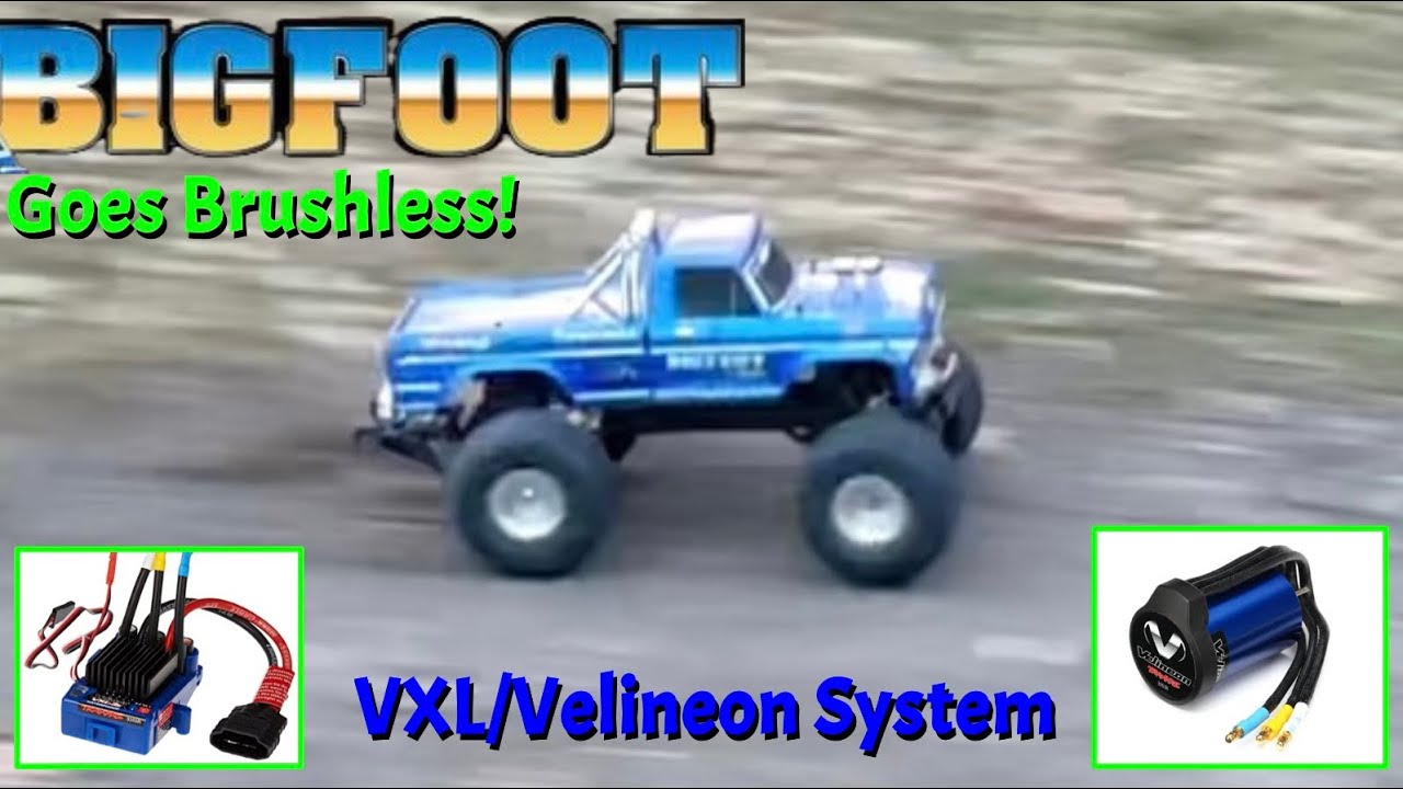 Traxxas Bigfoot goes Brushless! | VXL/Velineon Conversion