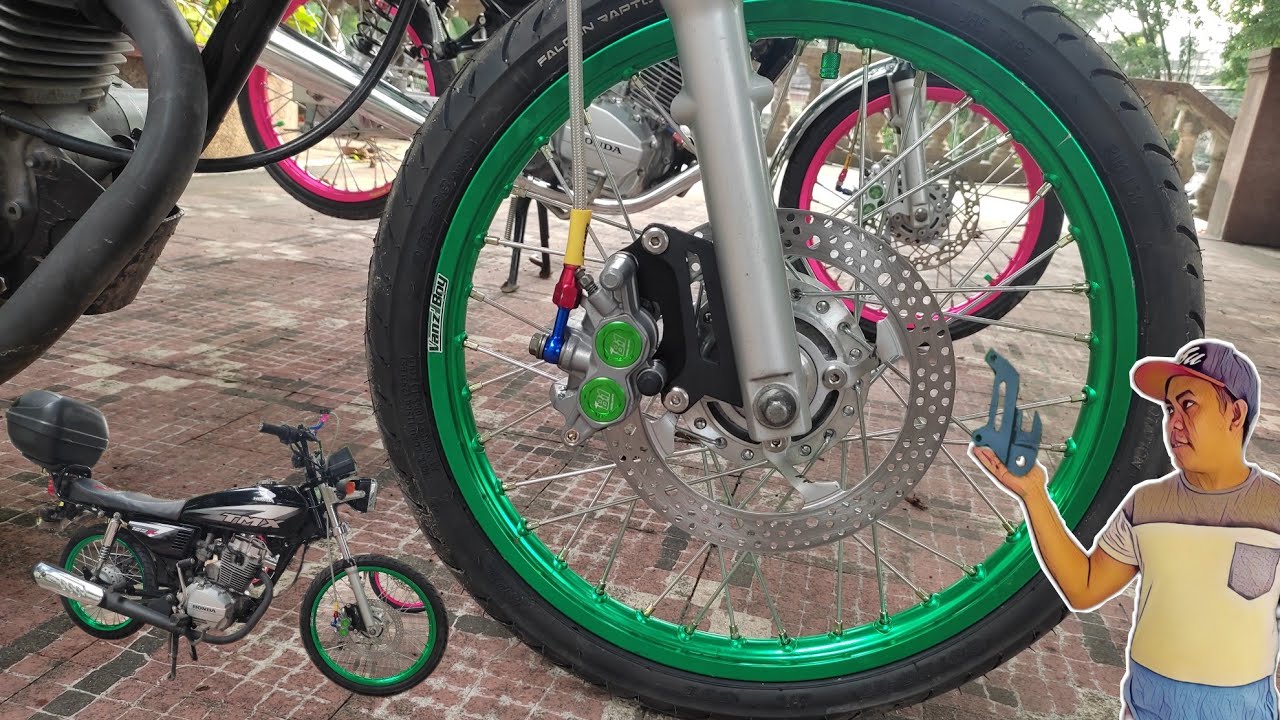 disc brake conversion for TMX 125 start to finish 😱