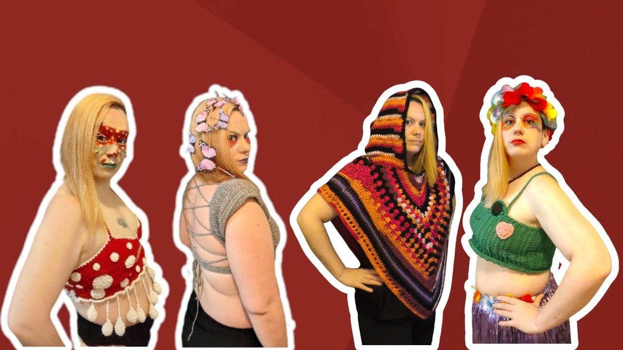 Size Inclusive Poncho/Tops Crochet Tutorials #howto #tutorials #crochet #foryou #wearableart