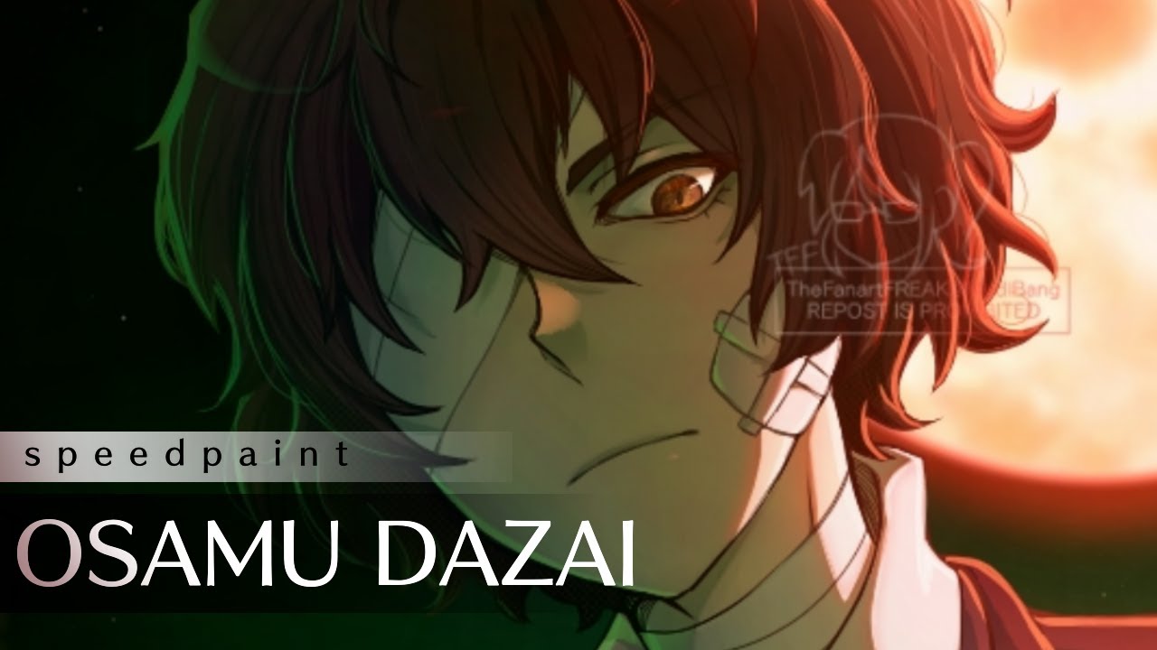 OSAMU DAZAI - Bungo Stray Dogs | Shading Speedpaint