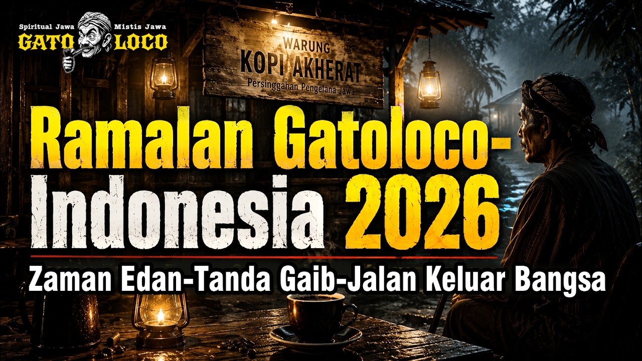 PREDIKSI INDONESIA 2026 ‼️ Gatoloco Bongkar Zaman Edan, Tanda Gaib & Jalan Keluar Bangsa! #ramalan