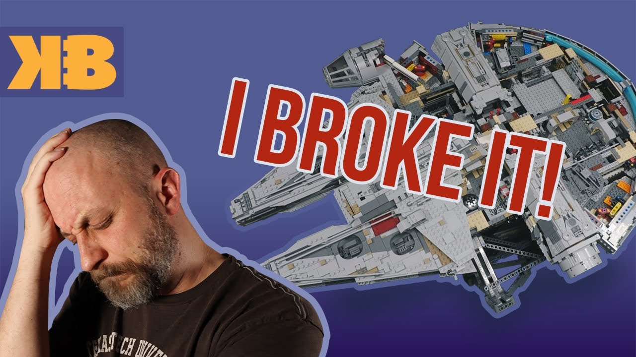 I Built a Display Stand for My LEGO Millennium Falcon
