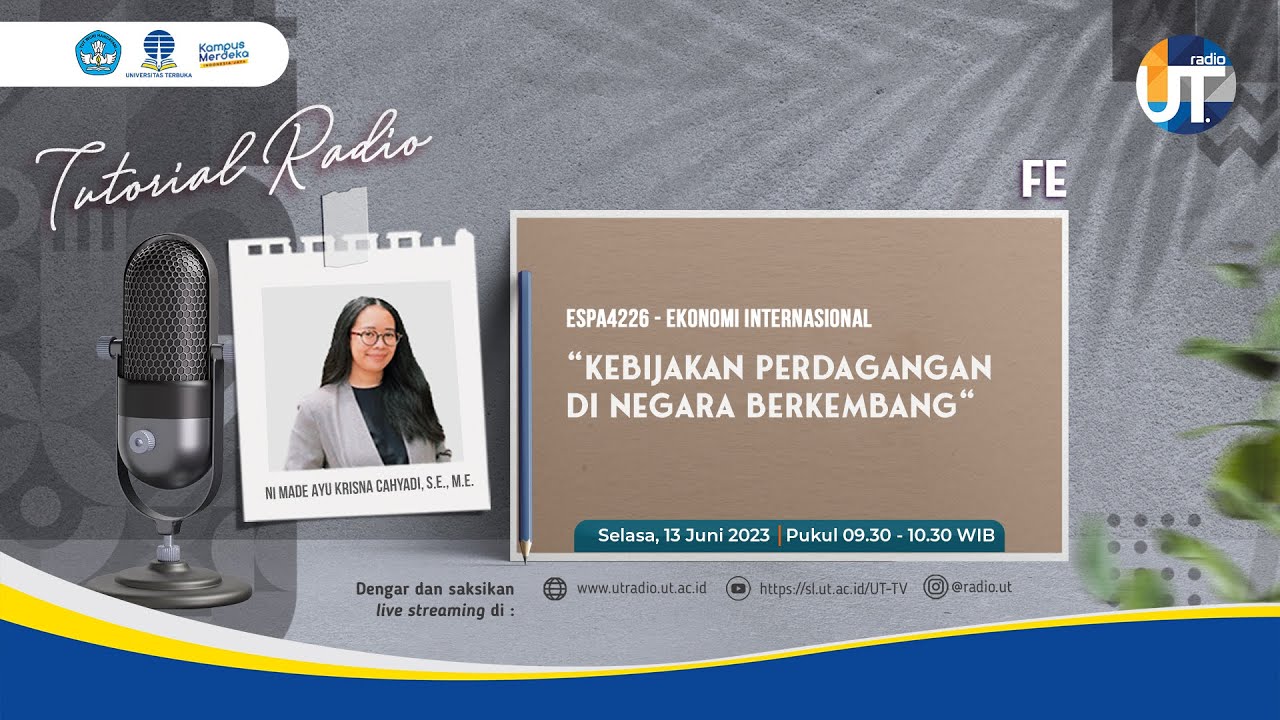 Kebijakan Perdagangan di Negara Berkembang - ESPA4226 Ekonomi Internasional