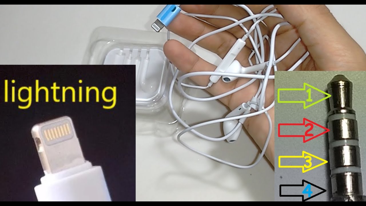 Como consertar fone Apple Iphone Lightning ou mudar plug para p2 /p3