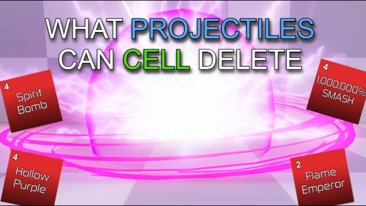 CELL VS EVERY PROJECTILE